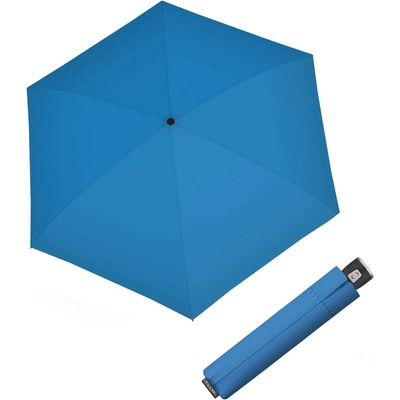 Derby Fiber Magic Compact Electric blue plne automatický dáždnik