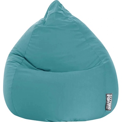 Beanbag sedací vak Easy XL 70 × 110 cm smaragdový