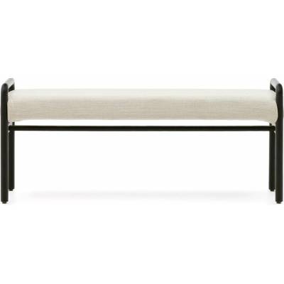Kave Home Macaret béžová/bílá/černá 120 cm