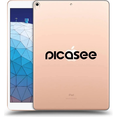 Picasee silikónový prehľadný obal pre Apple iPad Air 10.5 2019 3.gen Picasee new logo black