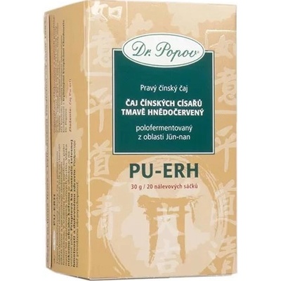Dr.Popov Čaj Pu-Erh 20 x 1,5 g
