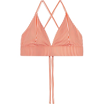 DEDICATED Дамско бикини горнище Dedicated Women's Bikini Top Alva Bikini top - Thin Stripe Grenadine Red 2 - размер XL (150-1790-2315)