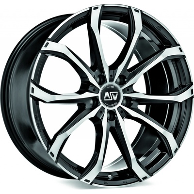 MSW 48 7x17 5x108 ET46 gloss black polished