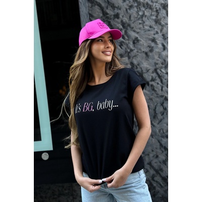 Brandengurg couture Dámske tričko BG BABY Čierna