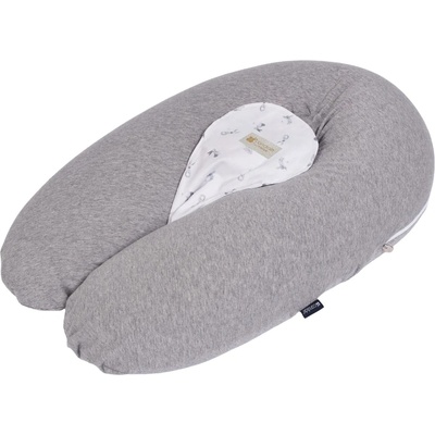 Candide Възглавница за бременни и кърмене 3 в 1 Candide - Multirelax, Зайчета, сива (C-686124)