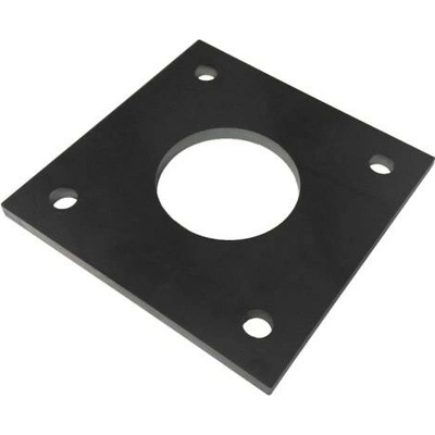 KP PL8-150x150 - ocelová kotvicí plotna 150x150x8 mm, pro výrobu sloupku plotu a brány