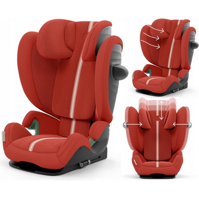 CYBEX Solution G i-Fix Plus Gold 2024 Hibiscus Red