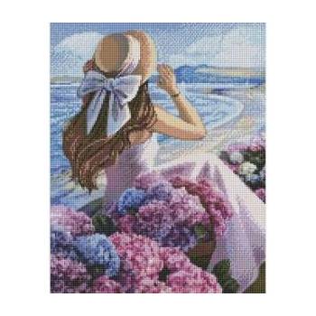 Ideyka Diamond mosaic - Blooming coasts 40x50cm