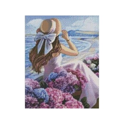 Ideyka Diamond mosaic - Blooming coasts 40x50cm