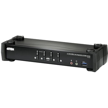 ATEN Umschalter KVM превключвател Черен (CS1924-AT-G) (CS1924-AT-G)
