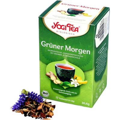 Yogi Tea Bio zelený jasmín 17 x 1,8 g