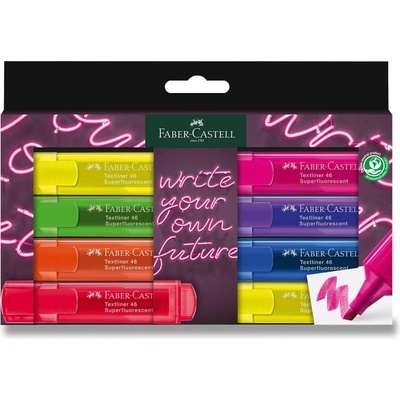 Faber-Castell Textliner 46 Neon sada 8 farieb