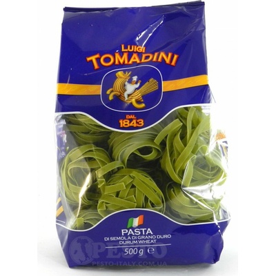 Tomadini Semolínové cestoviny špenátové Tagliatelle 0,5 kg