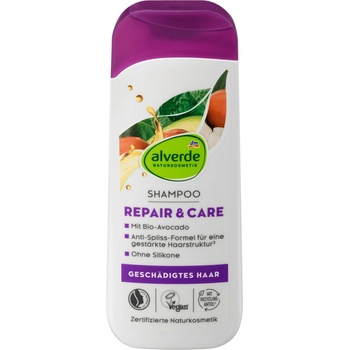 Alverde Naturkosmetik Shampoo na vlasy bio avokádo & bio bambucké máslo 200 ml