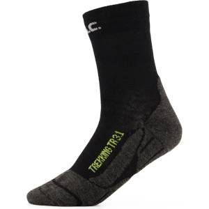 P. A. C P. A. C. Детски туристически чорапи P. A. C. Kid's Trekking Light Walking socks - Black - размер 23-26 (EU) (207-0840-0113)