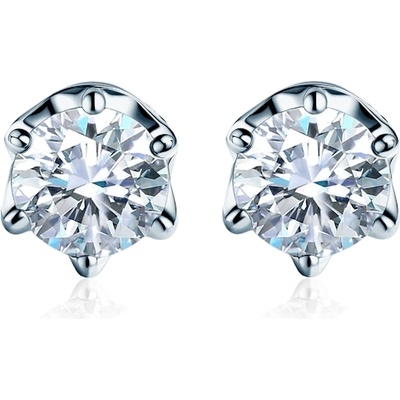 SAVICKI Обеци Savicki: двуцветно злато, лабораторни диаманти