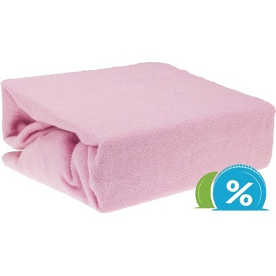 Aaryans prostěradlo froté růžové 60x120