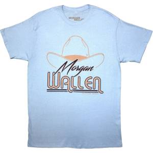 Morgan Wallen Cowboy Hat Light Blue XL Риза (MOWATS03MLB04)