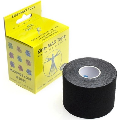 Kine-MAX Tape Super-Pro Cotton čierna 5 cm x 5 m