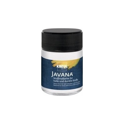 Barva na světlý a tmavý textil Javana 50 ml bílá