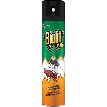 Biolit UNI spray proti muchám, komárom, švábom, mravcom a inému lietajúcemu a lezúcemu hmyzu 300 ml