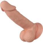 LyBaile Beautiful Encounter Zebulon Realistic and Flexible Dildo 19, 4cm Flesh
