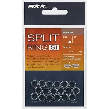 BKK Split Ring-51 veľ.4 27,2 kg 18 ks