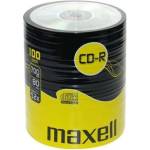 Maxell CD-R80 MAXELL, 700MB, 52x, 100 бр (ML-DC-CDR80-100SHR) - stokatastoki