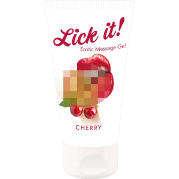 Lick it! - 2в1 ядлив лубрикант - череша (50мл)