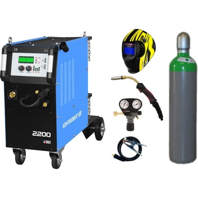 Kühtreiber KITin 2200 Multi MIG Synergic V2 + hořák + ventil + kukla + lahev SET PRO