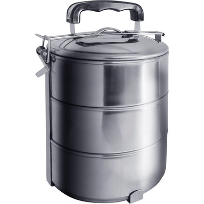 Elekom Комплкт кутии за храна ek-gg3, 3 части, Неръждаема стомана (ek-gg3)