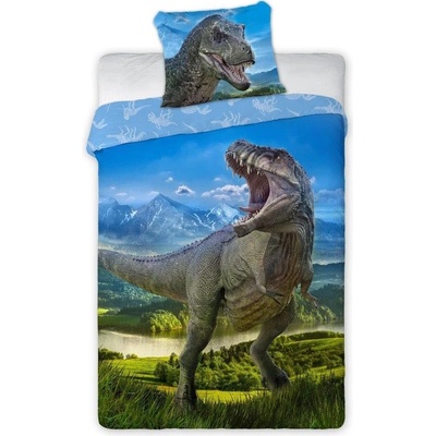 Faro Obliečky bavlna Deluxe 3D Dinosaurus T-Rex140x200 70x90