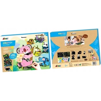 Pohyblivé škrabací obrázky Zvířátka Avenir