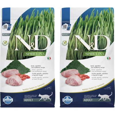 N&D SPIRULINA CAT Adult Lamb & Wolfberry 1,5 kg