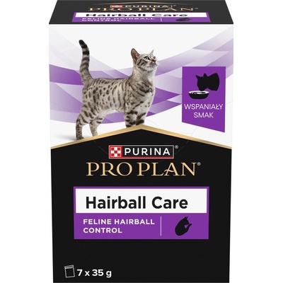 PRO PLAN Veterinary Diets PRO PLAN Hairball Care Feline Hairball Control Doplňkové krmivo 7 × 35 g 245 g