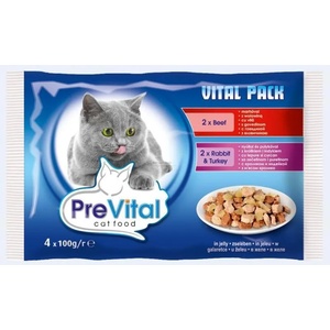 PreVital Vital Pack beef, rabbit & turkey 4x100 g