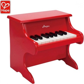 Hape Дървен музикален инструмент Hape - Пиано, Червено (H0318)