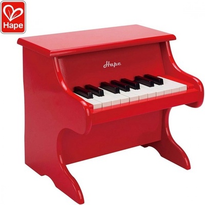 Hape Дървен музикален инструмент Hape - Пиано, Червено (H0318)