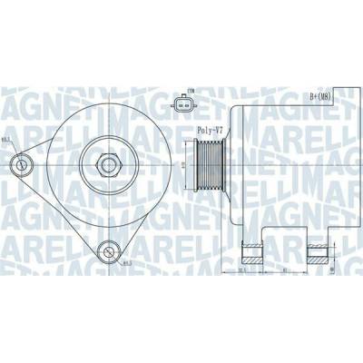 generátor MAGNETI MARELLI 063731918010