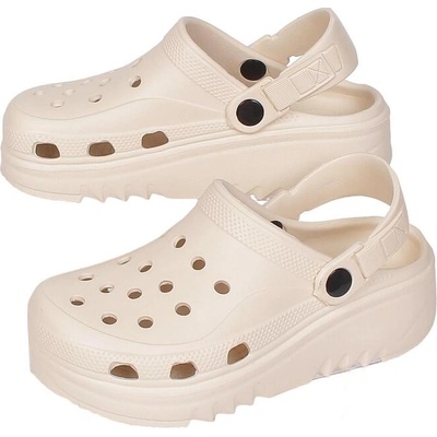 Джапанки-крокс в бежово