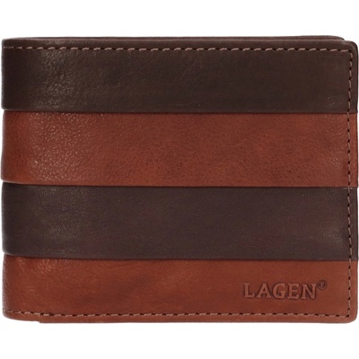 Lagen Pánská kožená BLC/5269/122 BROWN/TAN hnědá