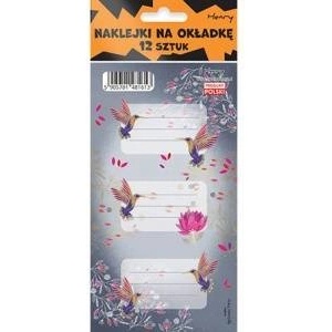 Henry London Stickers for notebooks - Hummingbirds (12pcs)