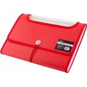 D. Rect Folder A4 12 compartments red D. RECT