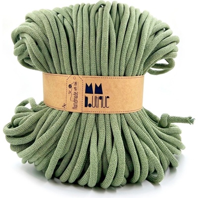 MMboutique bavlněná šňůra 9mm Salvia