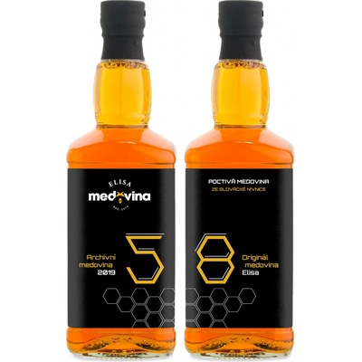 Medovina Elisa dárek k 58. výročí 11% 2 x 0,5 l