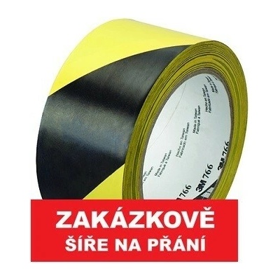 3M 766 PVC páska 75 mm x 33 m žltočierna