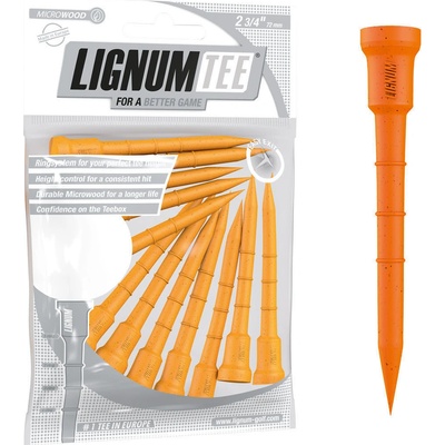 Lignum Tee 72mm 12ks Spinning Orange