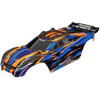 Traxxas каросерия Rustler 4X4 VXL оранжева (безскобова)