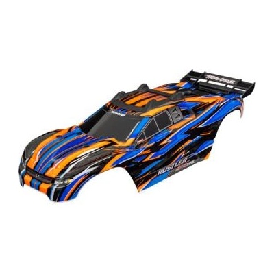 Traxxas каросерия Rustler 4X4 VXL оранжева (безскобова)