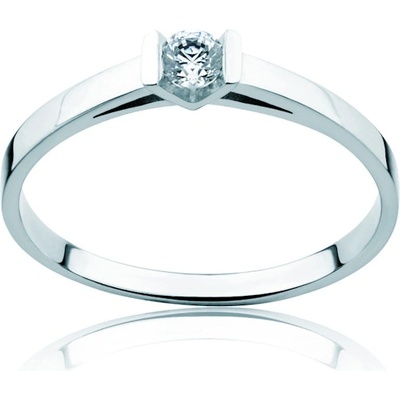SAVICKI Годежен пръстен Solitaire: бяло злато. диамант